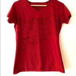 Mammut t-shirt in red small